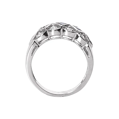 18K White Gold Ladies Diamond Ring 0.51ct 5 18K White Gold Ladies Diamond Ring 0.51ct - Image 3