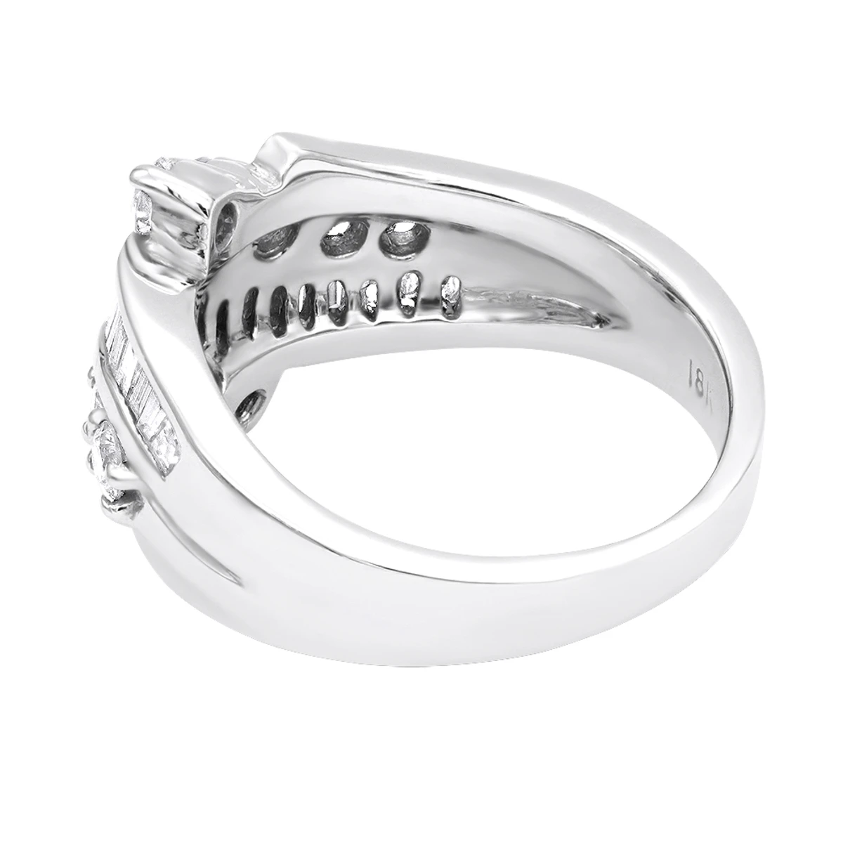 18K White Gold Ladies G/VS Diamond Right Hand Ring 2.25ct 6 18K White Gold Ladies G/VS Diamond Right Hand Ring 2.25ct - Image 4