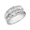 18K White Gold Ladies Diamond Ring 2.12ct