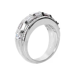 18K White Gold Ladies Diamond Ring 2.15ct 8 18K White Gold Ladies Diamond Ring 2.15ct -H'Hen Sale Store 18k gold ladies diamond ring 215ct p 32648 back white 20220426