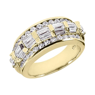 18K White Gold Ladies Diamond Ring 2.15ct 4 18K White Gold Ladies Diamond Ring 2.15ct - Image 2