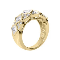 18K White Gold Ladies Diamond Ring 2.32ct -H'Hen Sale Store 18k gold ladies diamond ring 232ct p 32918 back yellow 20220426