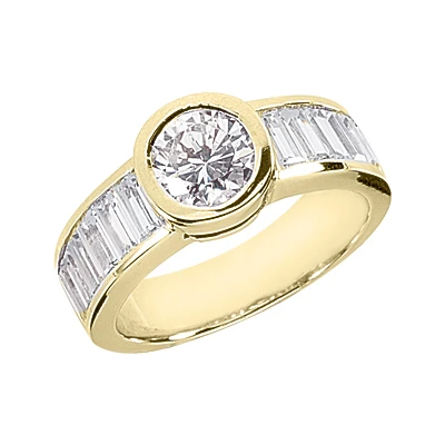 18K White Gold Ladies Diamond Ring 2.68ct 4 18K White Gold Ladies Diamond Ring 2.68ct - Image 2