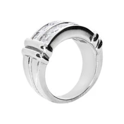 18K White Gold Ladies Diamond Ring 2.70ct 10.2mm 8 18K White Gold Ladies Diamond Ring 2.70ct 10.2mm -H'Hen Sale Store 18k gold ladies diamond ring 270ct p 32632 back white 20220420 20220426