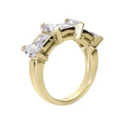 18K White Gold Ladies Diamond Ring 2.83ct -H'Hen Sale Store 18k gold ladies diamond ring 283ct p 32850 back yellow 20220426