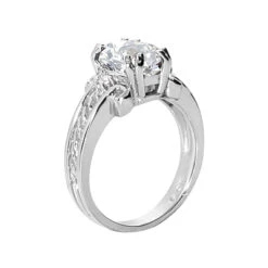 18K White Gold Ladies Diamond Ring 3.05ct 8 18K White Gold Ladies Diamond Ring 3.05ct -H'Hen Sale Store 18k gold ladies diamond ring 305ct p 32480 back white 20220426