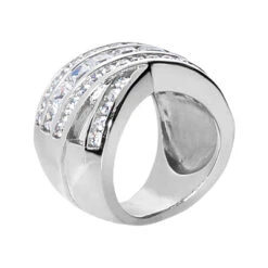 18K White Gold Ladies Diamond Ring 3.43ct -H'Hen Sale Store 18k gold ladies diamond ring 343ct p 32932 back white 20220426