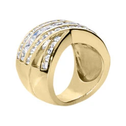 18K White Gold Ladies Diamond Ring 3.43ct -H'Hen Sale Store 18k gold ladies diamond ring 343ct p 32932 back yellow 20220426