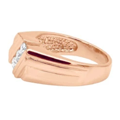 18K Yellow Gold Men's Diamond Ring 0.51ct -H'Hen Sale Store 18k gold mens diamond ring 051ct p 31639 backro