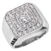 18K White Gold Men's Diamond Ring 1.31ct -H'Hen Sale Store 18k gold mens diamond ring 131ct p 31834 white 20220420 20220426