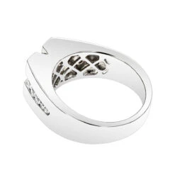 18K White Gold Men's Diamond Ring 1.72ct -H'Hen Sale Store 18k gold mens diamond ring 172ct p 31722 backwh