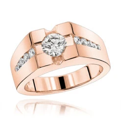 18K White Gold Men's Diamond Ring 1.72ct -H'Hen Sale Store 18k gold mens diamond ring 172ct p 31722 ro