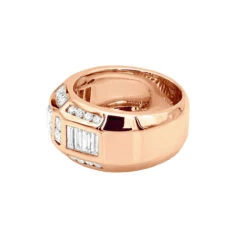 18K White Gold Men's Diamond Statement Ring 3.53ct -H'Hen Sale Store 18k gold mens diamond ring 353ct p 31699 backro