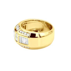 18K White Gold Men's Diamond Statement Ring 3.53ct -H'Hen Sale Store 18k gold mens diamond ring 353ct p 31699 backye