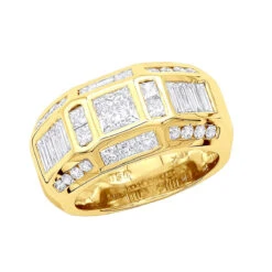 18K White Gold Men's Diamond Statement Ring 3.53ct -H'Hen Sale Store 18k gold mens diamond ring 353ct p 31699 ye