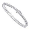 18K White Gold Princess Cut Diamond Women's Tennis Bracelet 12.62ct 2 18K White Gold Princess Cut Diamond Women's Tennis Bracelet 12.62ct -H'Hen Sale Store 18k gold princess cut diamond tennis bracelet 1262ct p 257 wh