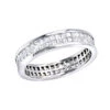 Thin 18K White Gold Princess Diamond Eternity Ring 1.29ct -H'Hen Sale Store 18k gold princess diamond eternity ring 129ct p 6999 wh