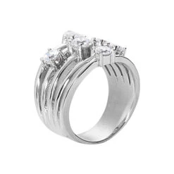 18K White Gold Right Hand Diamond Ladies Ring 0.95ct 8 18K White Gold Right Hand Diamond Ladies Ring 0.95ct -H'Hen Sale Store 18k gold right hand diamond ladies ring 095ct p 31441 back white 20220426