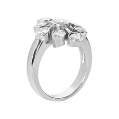 18K White Gold Right Hand Diamond Ladies Ring 1.30ct 8 18K White Gold Right Hand Diamond Ladies Ring 1.30ct -H'Hen Sale Store 18k gold right hand diamond ladies ring 130ct p 31419 back white 20220426