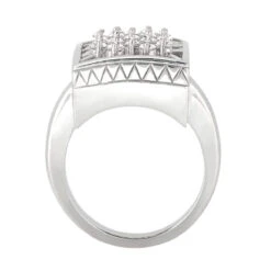 18K White Gold Right Hand Ladies Diamond Ring 0.51ct 7 18K White Gold Right Hand Ladies Diamond Ring 0.51ct -H'Hen Sale Store 18k gold right hand ladies diamond ring 051ct p 31411 additional white