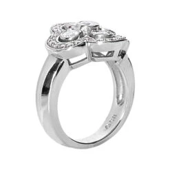 18K White Gold Right Hand Ladies Diamond Ring 0.86ct 8 18K White Gold Right Hand Ladies Diamond Ring 0.86ct -H'Hen Sale Store 18k gold right hand ladies diamond ring 086ct p 31563 back white 20220426