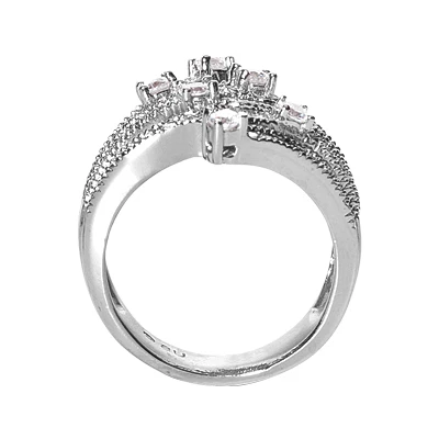 18K White Gold Right Hand Ladies Diamond Ring 0.94ct 5 18K White Gold Right Hand Ladies Diamond Ring 0.94ct - Image 3
