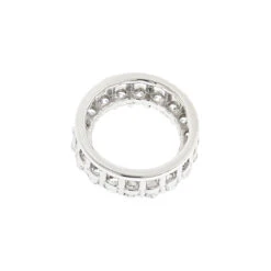 18K White Gold Round Diamond Circle Of Love Pendant 0.32ct 11 18K White Gold Round Diamond Circle Of Love Pendant 0.32ct -H'Hen Sale Store 18k gold round diamond circle of love pendant 032ct p 5663 backwh