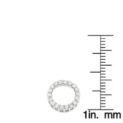 18K White Gold Round Diamond Circle Of Love Pendant 0.32ct 13 18K White Gold Round Diamond Circle Of Love Pendant 0.32ct -H'Hen Sale Store 18k gold round diamond circle of love pendant 032ct p 5663 rulerwh