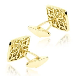 18K Yellow Gold & Round Diamond Designer Cufflinks Men's 3.77ct 10 18K Yellow Gold & Round Diamond Designer Cufflinks Men's 3.77ct -H'Hen Sale Store 18k gold round diamond designer cufflinks mens 377ct p 6029 backye