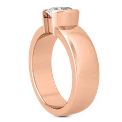 Designer 18K White Gold Engagement Ring With Bezel Set Round Diamond 0.75ct 16 Designer 18K White Gold Engagement Ring With Bezel Set Round Diamond 0.75ct -H'Hen Sale Store 18k gold round diamond engagement ring 075ct p 33608 back rose 20220426