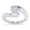 18K White Gold Round Diamond Engagement Ring 0.75ct 1.6mm 2 18K White Gold Round Diamond Engagement Ring 0.75ct 1.6mm -H'Hen Sale Store 18k gold round diamond engagement ring 075ct p 34060 white 20220420 20220426