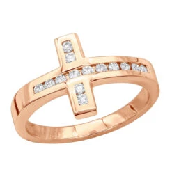 18K White Gold Round Diamond Ladies Ring 0.28ct -H'Hen Sale Store 18k gold round diamond ladies ring 028ct p 32132 ro