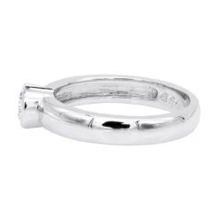 Thin 18K White Gold Round Diamond Ladies Ring 0.30ct -H'Hen Sale Store 18k gold round diamond ladies ring 030ct p 32666 backwh