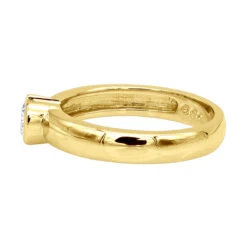 Thin 18K White Gold Round Diamond Ladies Ring 0.30ct -H'Hen Sale Store 18k gold round diamond ladies ring 030ct p 32666 backye