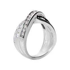 18K White Gold Round Diamond Ladies Ring 1.19ct 8 18K White Gold Round Diamond Ladies Ring 1.19ct -H'Hen Sale Store 18k gold round diamond ladies ring 119ct p 32662 back white 20220420 20220426