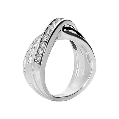 18K White Gold Round Diamond Ladies Ring 1.19ct 5 18K White Gold Round Diamond Ladies Ring 1.19ct - Image 3