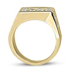 18K White Gold Round Diamond Ladies Ring 1.52ct 7mm -H'Hen Sale Store 18k gold round diamond ladies ring 152ct p 32126 back yellow 20220426