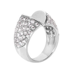 18K White Gold Round Diamond Ladies Ring 1.70ct -H'Hen Sale Store 18k gold round diamond ladies ring 170ct p 32964 back white 20220426