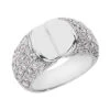18K White Gold Round Diamond Ladies Ring 1.70ct -H'Hen Sale Store 18k gold round diamond ladies ring 170ct p 32964 white 20220426