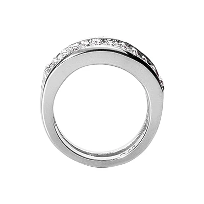 18K White Gold Round Diamond Ladies Ring 1.76ct 10.8mm 5 18K White Gold Round Diamond Ladies Ring 1.76ct 10.8mm - Image 3