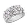 18K White Gold Round Diamond Ladies Ring 1.92ct