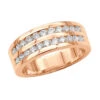 18K Rose Gold Round Diamond Men's Wedding Band 1.32ct 2 18K Rose Gold Round Diamond Men's Wedding Band 1.32ct -H'Hen Sale Store 18k gold round diamond mens wedding band 132ct p 31353 ro