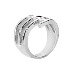 18K White Gold Round Diamond Right Hand Ladies Ring 0.30ct -H'Hen Sale Store 18k gold round diamond right hand ladies ring 030ct p 31507 back white 20220420 20220426