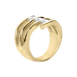 18K White Gold Round Diamond Right Hand Ladies Ring 0.30ct -H'Hen Sale Store 18k gold round diamond right hand ladies ring 030ct p 31507 back yellow 20220420 20220426