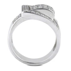 18K White Gold Round Diamond Right Hand Ladies Ring 0.50ct -H'Hen Sale Store 18k gold round diamond right hand ladies ring 050ct p 31627 additional white