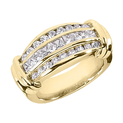 18K White Gold Women's Diamond Ring 1.53ct 4 18K White Gold Women's Diamond Ring 1.53ct - Image 2