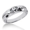 18K White Gold Women's Diamond Wedding Ring 0.24ct 4.4mm -H'Hen Sale Store 18k gold womens diamond wedding ring 024ct p 31169