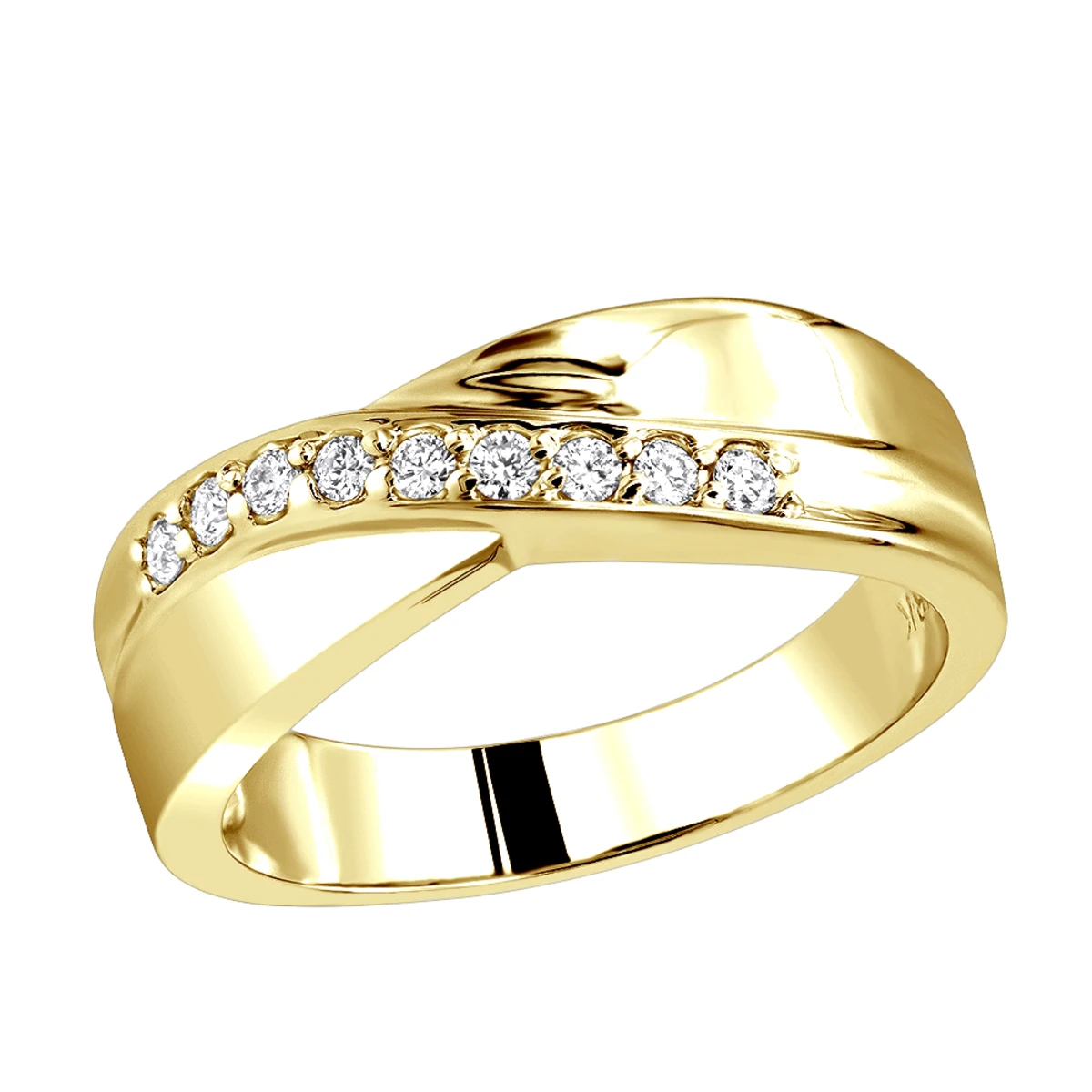 18K White Gold Women's Diamond Wedding Ring 0.27ct 4 18K White Gold Women's Diamond Wedding Ring 0.27ct - Image 2