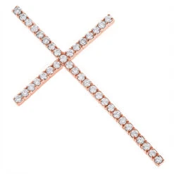 1ct Large Diamond Cross Pendant 14K White Gold Yellow Gold Or Rose Gold 9 1ct Large Diamond Cross Pendant 14K White Gold Yellow Gold Or Rose Gold -H'Hen Sale Store 1ct large diamond cross pendant white gold yellow gold or rose gold ro