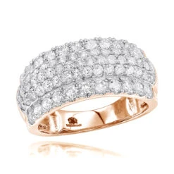 2 Carat Unique Diamond Wedding Band For Women 14K White Gold Ladies Cocktail Ring 10 2 Carat Unique Diamond Wedding Band For Women 14K White Gold Ladies Cocktail Ring -H'Hen Sale Store 2 carat unique diamond wedding band for women 14k gold ladies cocktail ring ro